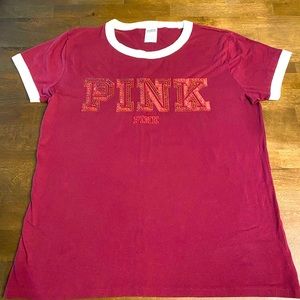 PINK Victoria’s Secret Sequin T-shirt L